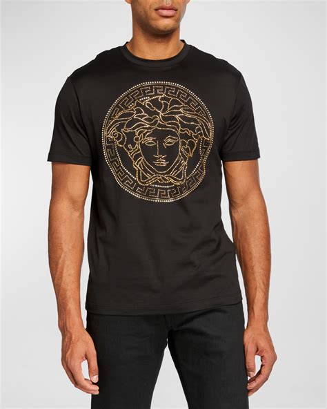 versace collection half medusa t shirt|versace graphic t shirts.